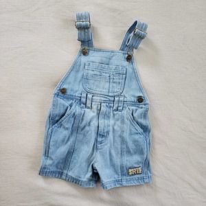 Vintage Denim Shortalls 3t